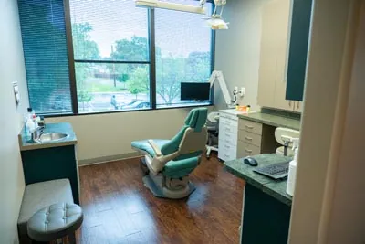 dental operatory at Brilliant Smiles in Austin, TX